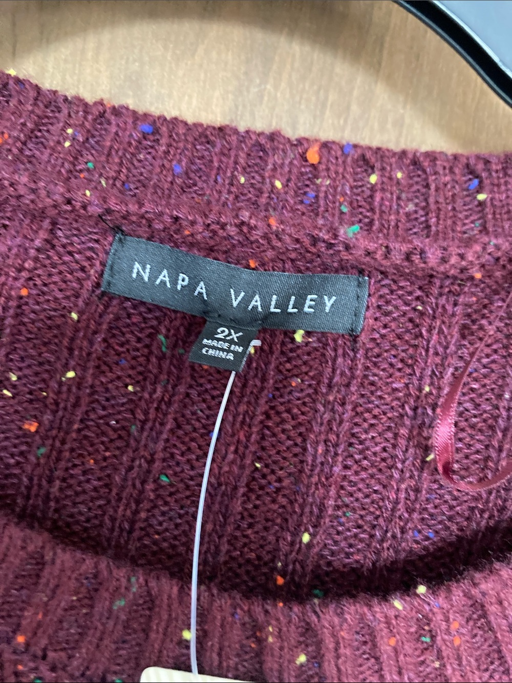 Napa valley pullover sweater size 2X - Picture 5 of 17